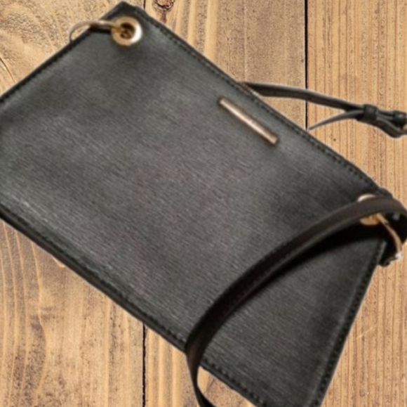 Aldo Black Leather Crossbody Bag - Picture 2 of 5